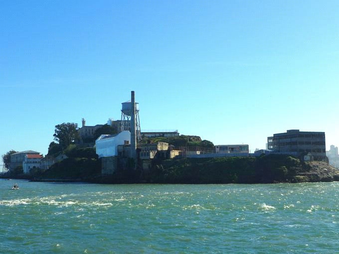 さまざまな映画の舞台にもなった「アルカトラズ島」。
