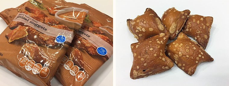 意外と腹持ちも良いプレッツェル・ナゲッツ＄1.57