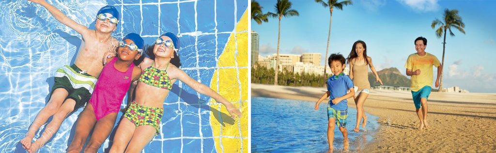 日中は常に暖かく穏やかな気候なので、サマースクールでの授業が終わると、ビーチやプールでお子様を思いきり遊ばせてあげられるのも人気の理由のひとつ。