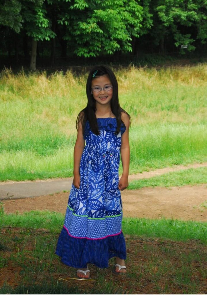 ハワイらしい柄がプリントされたマキシドレス＄17.99（アラモアセンター内Target）<br />
Targetはアラモアナセンターの他にもオアフ島に３店舗、マウイ島に１店舗、ハワイ島に２店舗あります。<br />
写真提供: <a href='https://www.instagram.com/clikbeetle/' target='_blank'>clikbeetle</a>