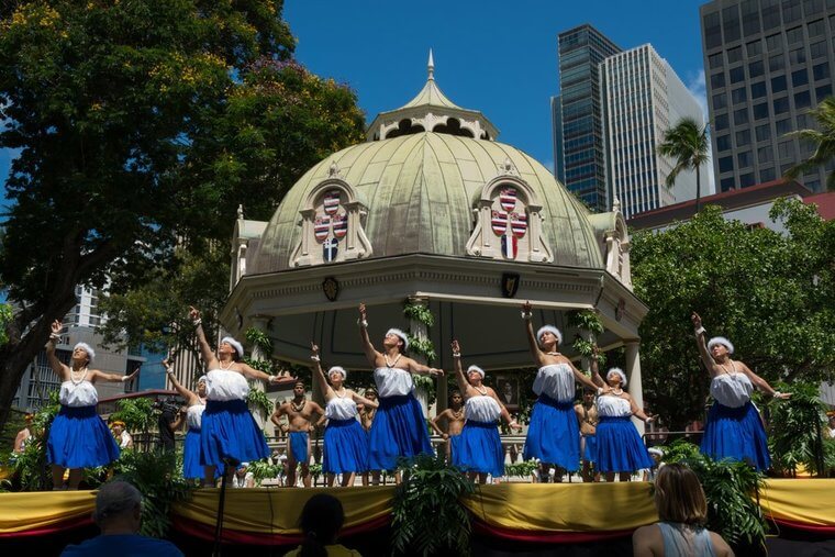 2017年の「プリンス・ロット・フラフェスティバル」<br />
写真提供: Moanalua Gardens Foundation