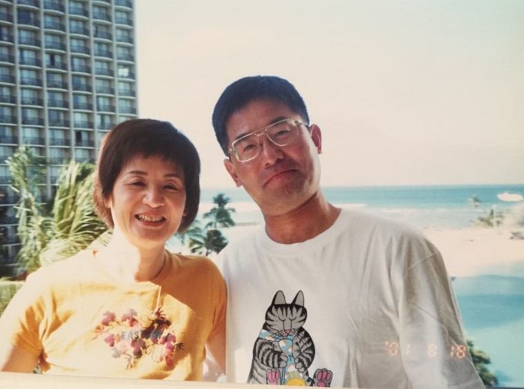 ご購入された直後のラグーンタワーにて。ラナイの外には素晴らしいオーシャンビューが広がっていました。