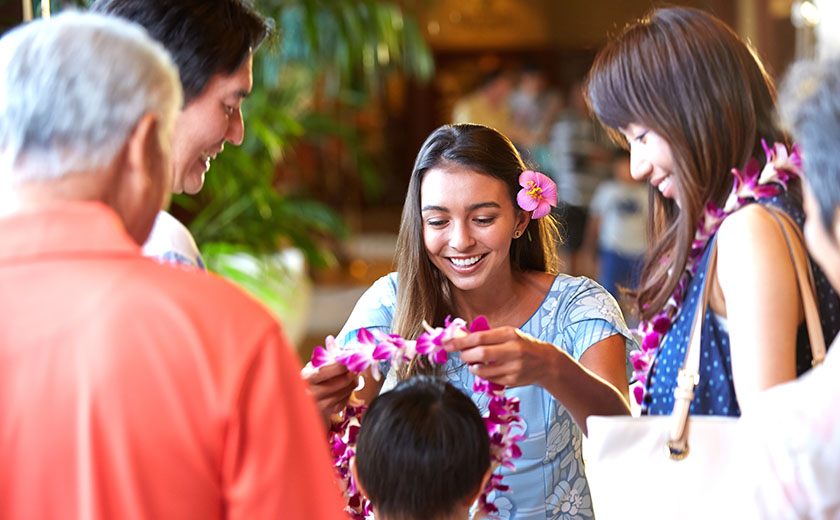 ヒルトンハワイアンビレッジ　レイ