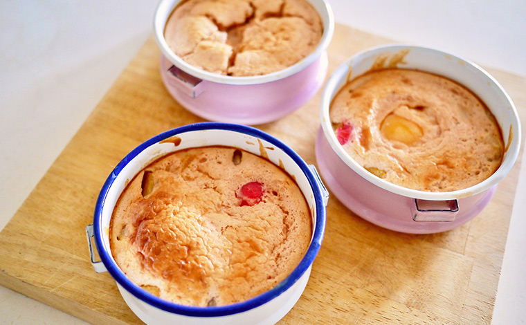 オーブンスイーツの完成！