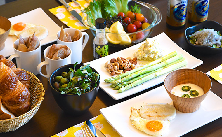 使いやすいシンプルな食器がそろっています