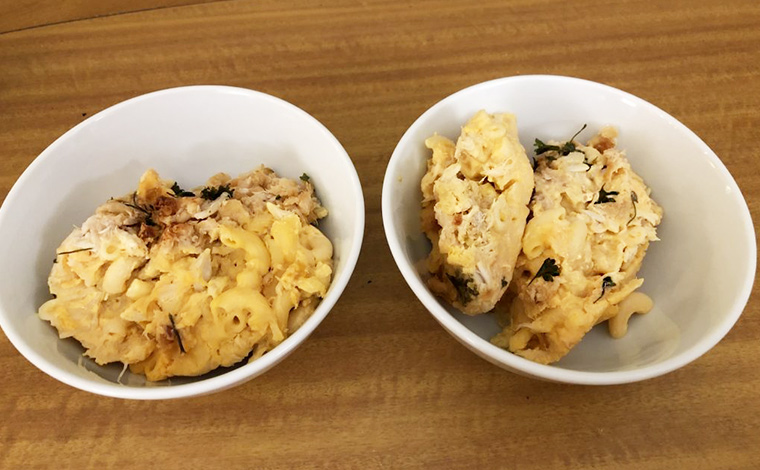 「レンジでチンして食べてね」といただいたマカロニチーズ