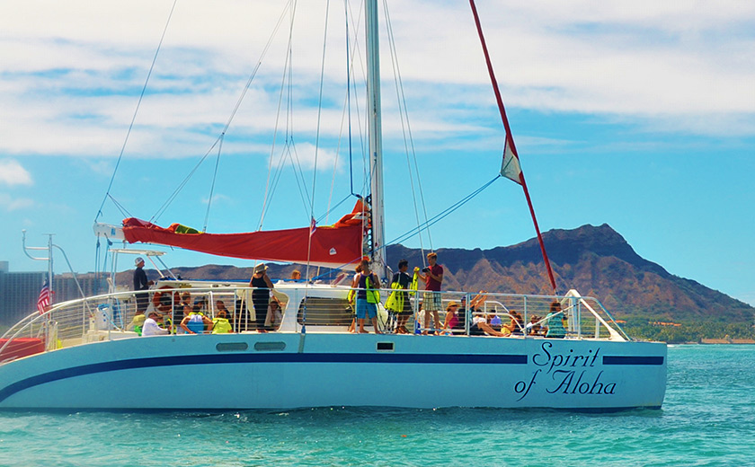 サンセットクルーズ ワイキキ・ビーチ・アクティビティ