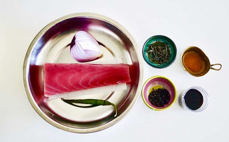 塩昆布のアヒポケ