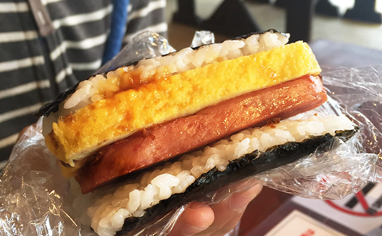 ポークおにぎり。