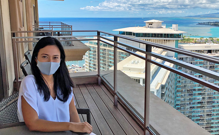 ヒルトングランドバケーションズ広報のMegumiさんです。