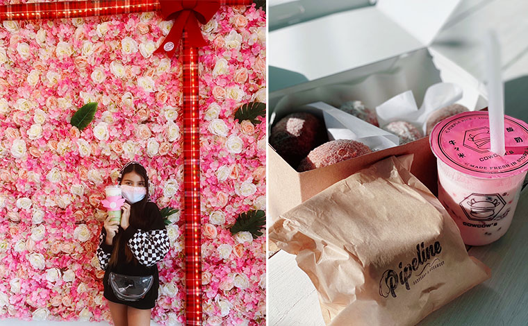 数あるメニューの中でもIlimaさんのおすすめは「タロライスヨーグルトのライス無し」。マラサダは温かいうちに！