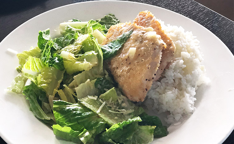 日替わりメニューだったフィッシュプレート