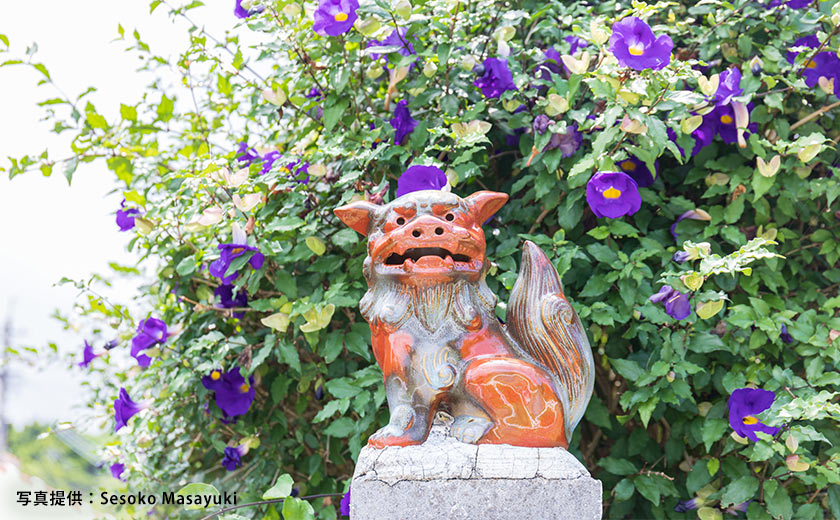 瀬底島　シーサー