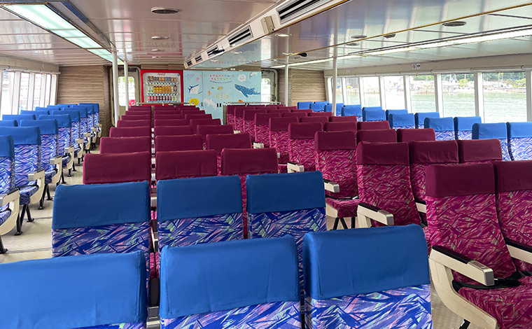 ジンベエ・マリン（タクマ３号）船内