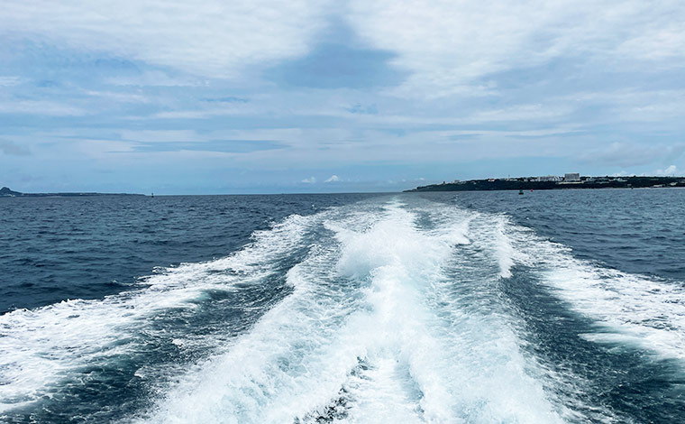 ジンベエ・マリン（タクマ３号）1階のデッキ