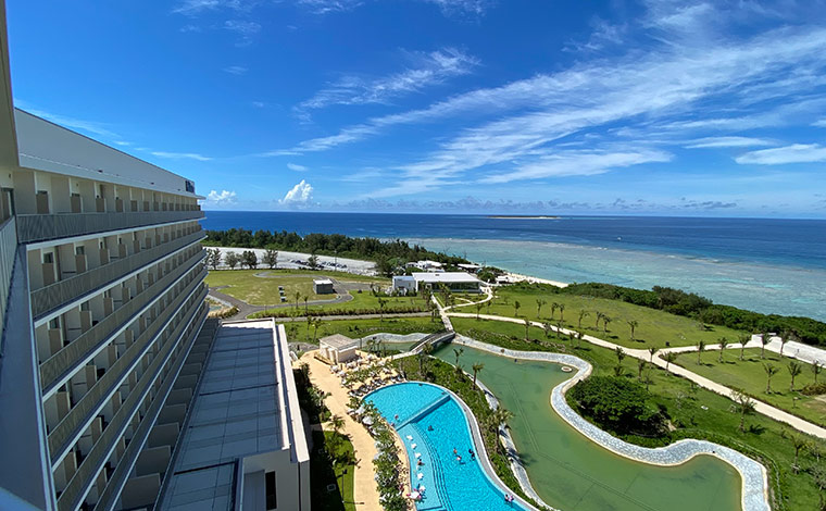 ザ・ビーチリゾート瀬底ヒルトンクラブからの眺め