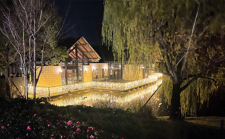 ザ・ベイフォレスト小田原・ヒルトンクラブのクリスマスイルミネーション