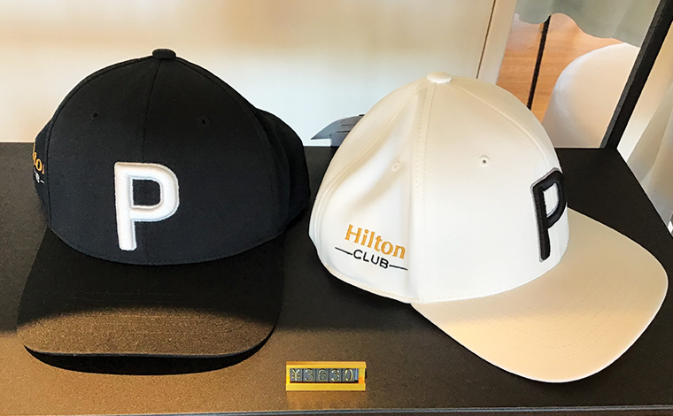 PUMA GOLF × Hilton Clubのキャップ　3,630円（税込）