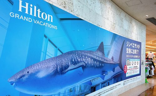 巨大ARジンベエザメと記念撮影！ 「#那覇空港ジンベエ」と沖縄子連れ旅行