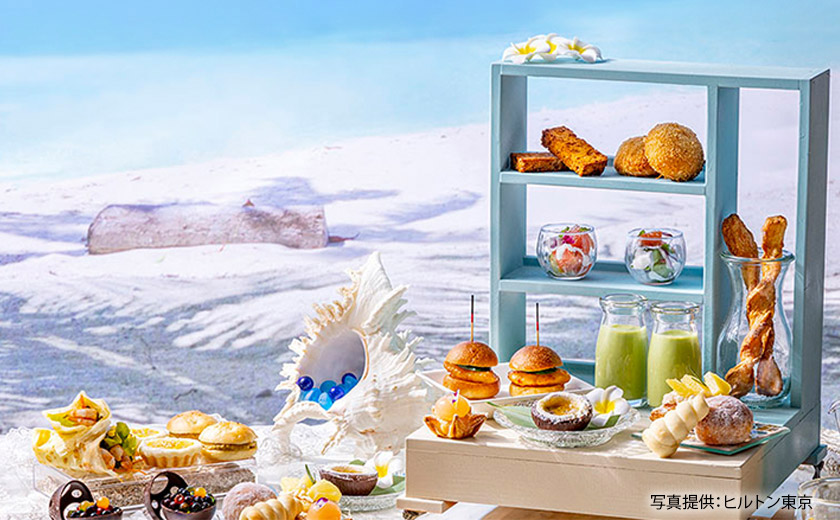 ヒルトン東京　夏のアフタヌーンティー 『ティアレ・タヒチ』