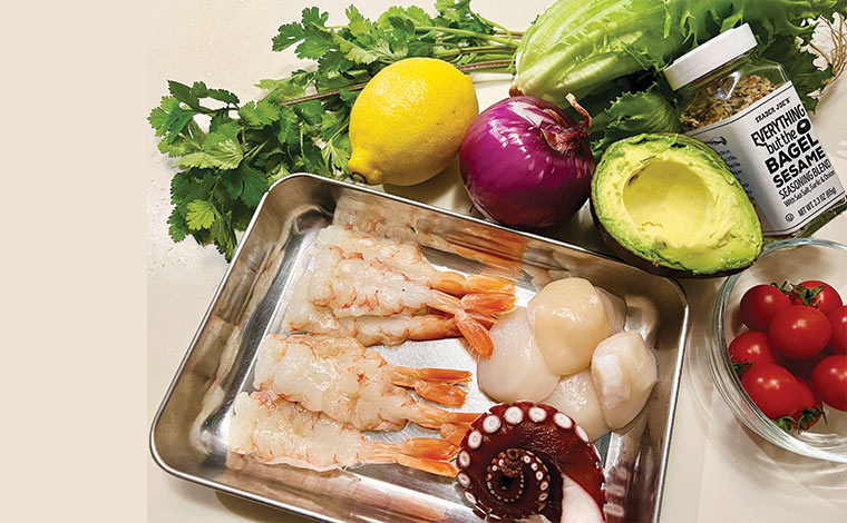 南国風シーフードサラダ 