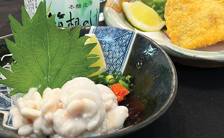 白子ポン酢つまみ850円　写真提供：回転寿司 北條