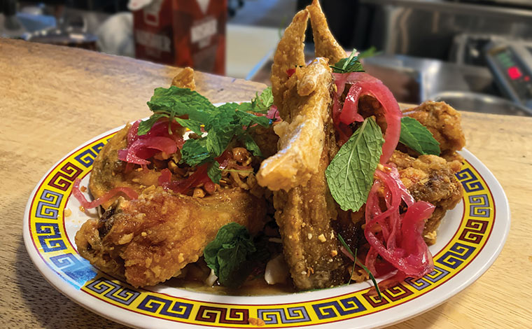 フライドチキンウィング　17.5ドル