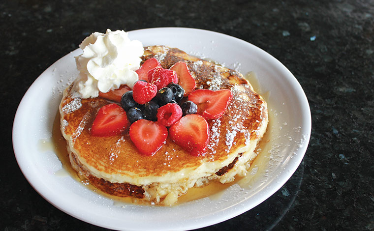 レモン・リコッタ・パンケーキ 13.95ドル