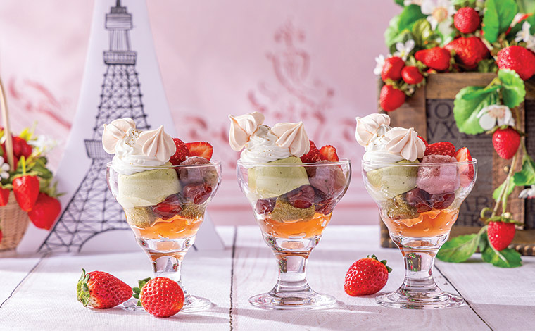 パフェ・ジャポネ　写真提供：ヒルトン小田原リゾート＆スパ