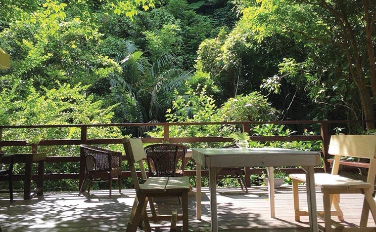 人気のテラス席は22席と充実しています。<br />
（写真提供：Cafe ichara）