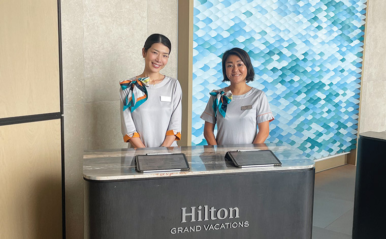 ヒルトン沖縄宮古島リゾート内ヒルトングランドバケーションズのデスク