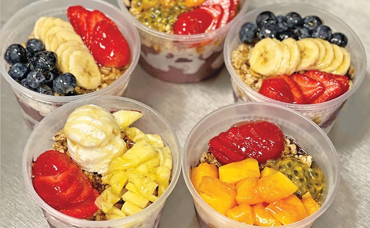 右上から時計回りに、Original Aloha、Taste of Tropical 、Pineapple Delight<br />
写真提供：ヒルトン・ハワイアン・ビレッジ・ワイキキ･ビーチ・リゾート