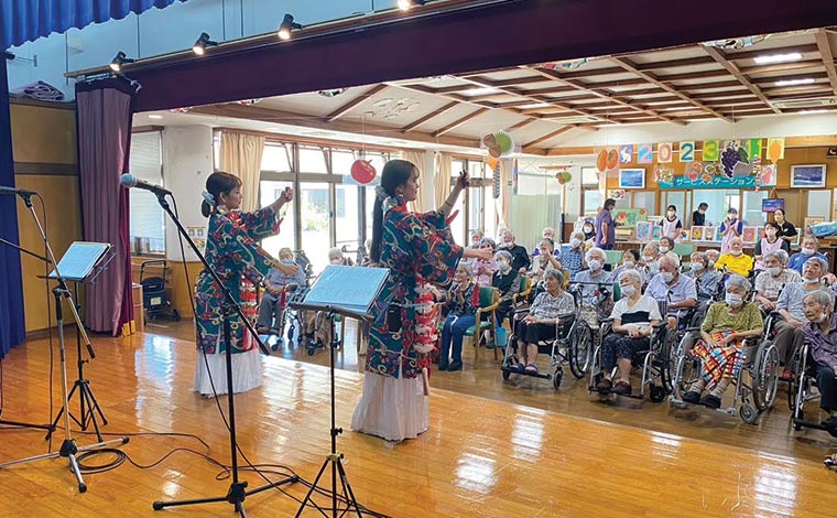 本部町出身の沖縄民謡ユニット「いなぐんぐゎ」（写真提供：いなぐんぐゎ）