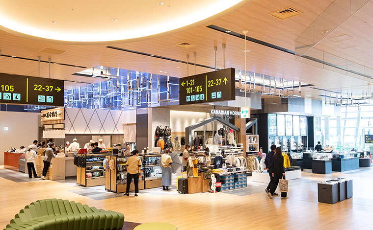 2023年12月に国際線出発エリアがリニューアル　<br />
写真提供：関西エアポート