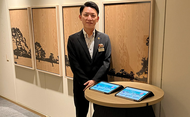 ダブルツリーbyヒルトン京都東山内にヒルトングランドバケーションズのデスク