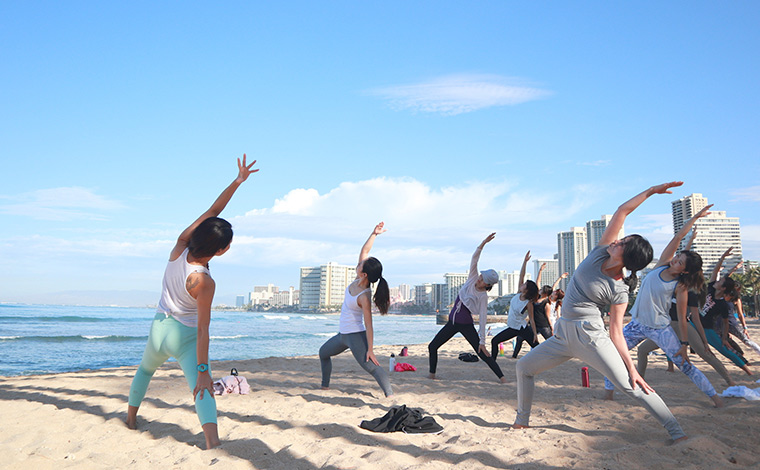 写真提供：ヨガアロハ・ハワイ