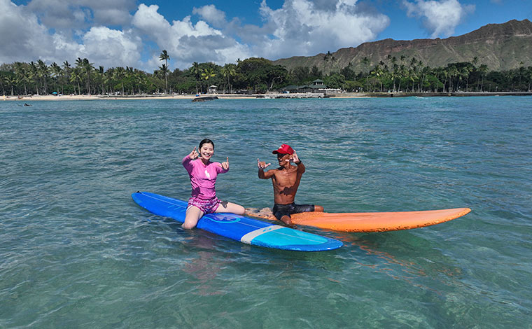 写真提供：ハンズ・ヒーデマン・サーフスクール