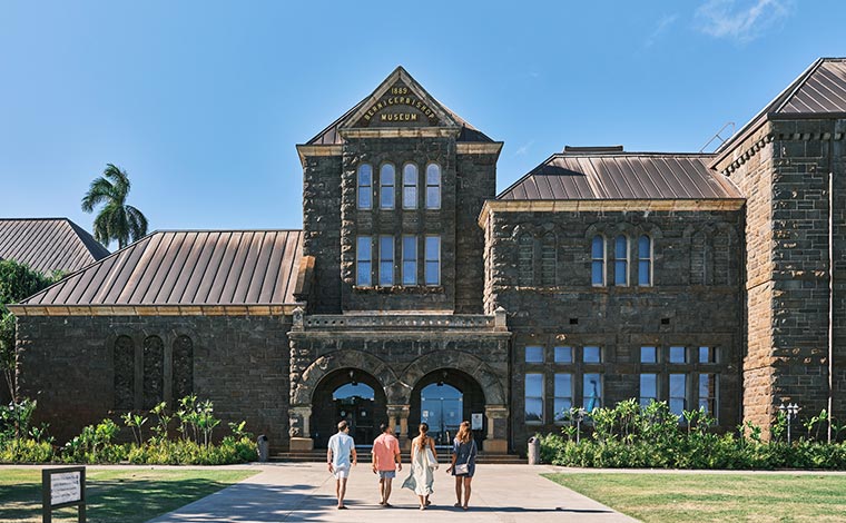 ビショップ博物館　<br />
写真提供：Hawaii Tourism Authority (HTA) / Ben Ono