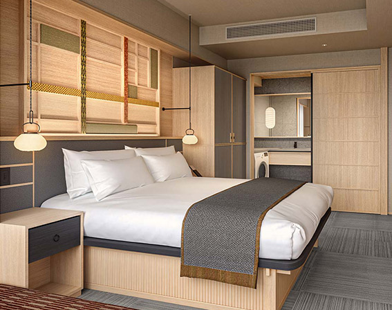 トラディモ京都五条・ヒルトングランドバケーションズクラブ<br />
CGイメージ。実物と異なることがあります。